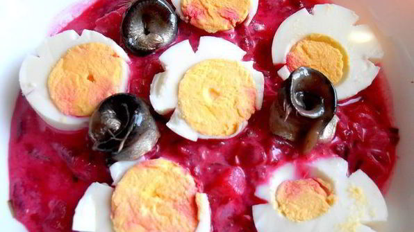 норвежский борщ с килькой