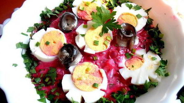 норвежский борщ с килькой