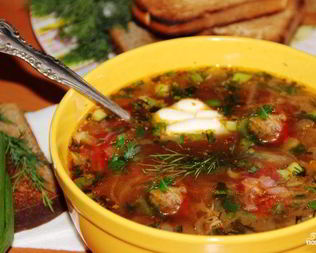 Борщ в мультиварке