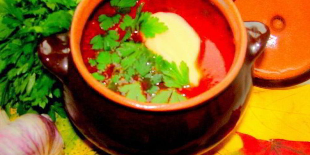 Рецепт постного борща