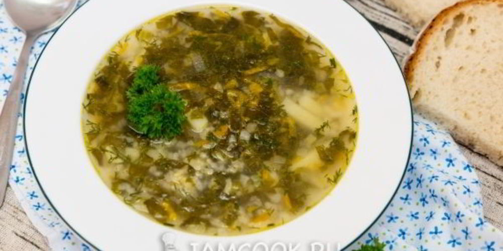 Рецепт постного зеленого борща