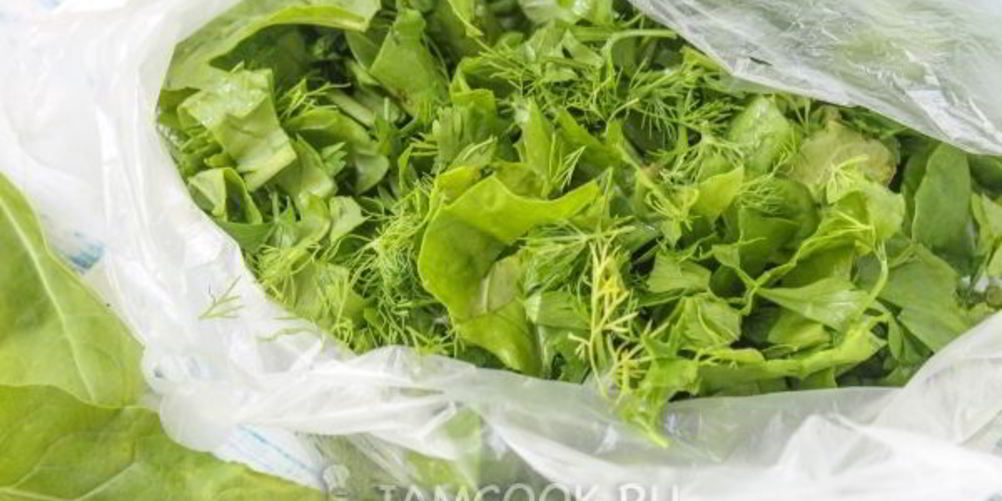 Рецепт заморозки для зеленого борща на зиму