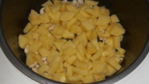 фасолевый суп на говяжьем бульоне