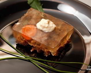 Холодец из бульонки говяжьей