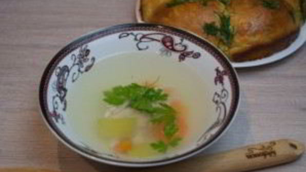 куриный бульон с пампушками