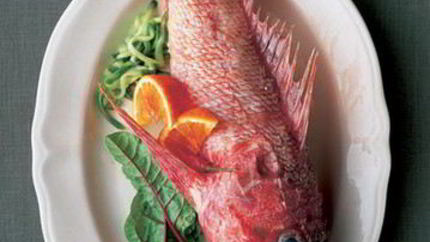 Морской ерш в бульоне