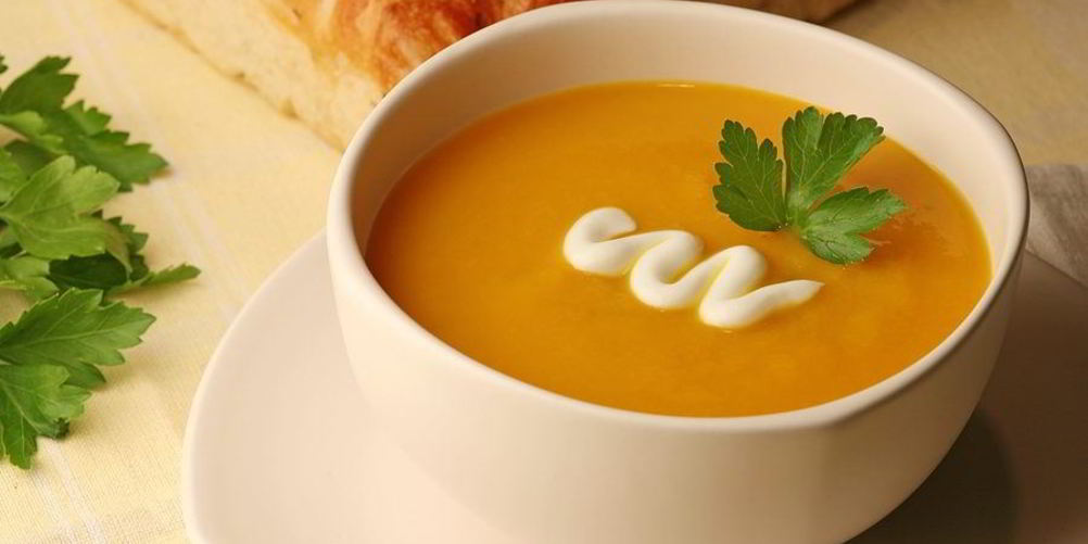 Рецепт супа из тыквы на овощном бульоне