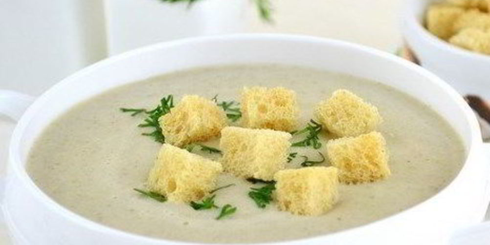 Рецепт супа-крема из опят на курином бульоне