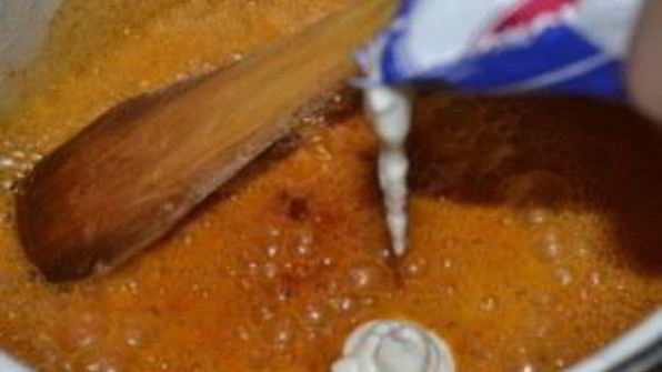 фасолевый суп на сметане