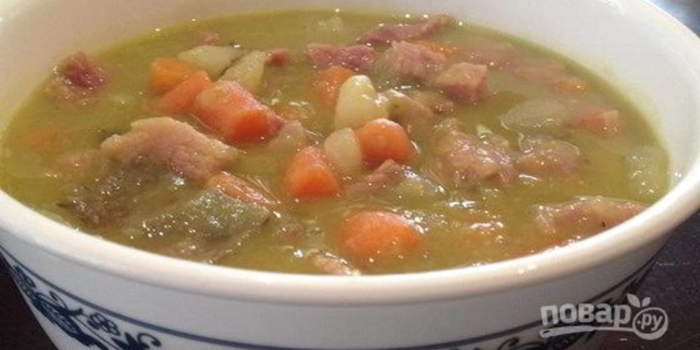 Рецепт горохового супа простого