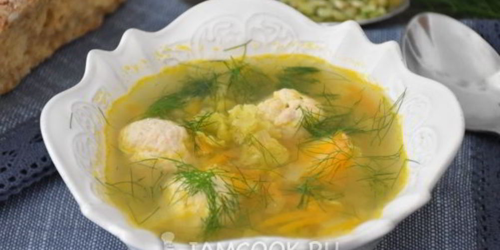 Рецепт горохового супа с фрикадельками