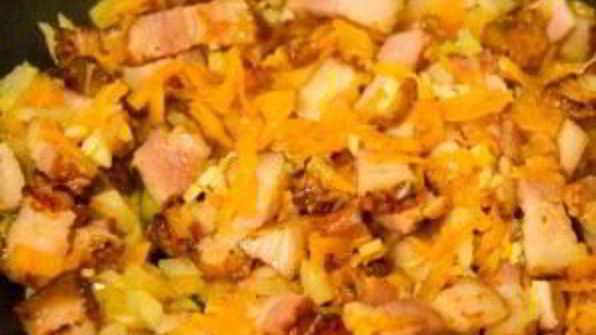 гороховый суп с гренками