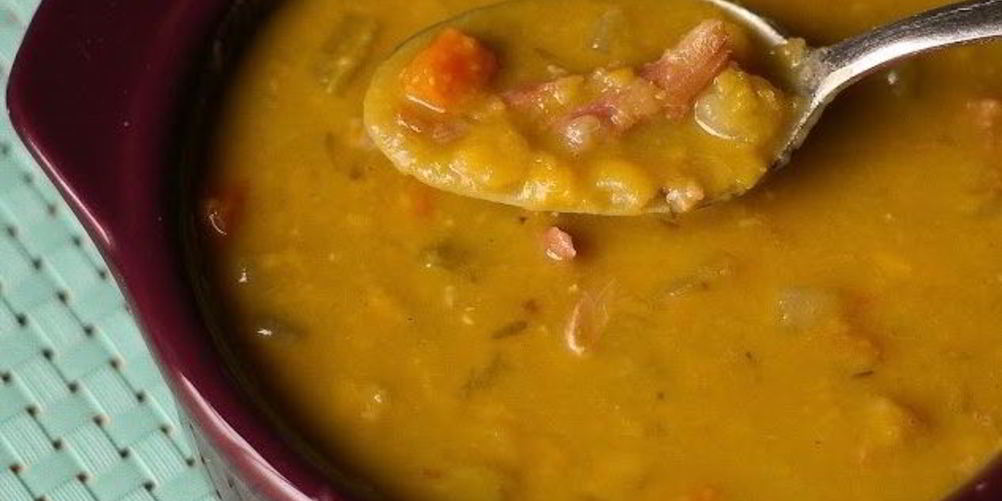 Рецепт горохового супа с копченой колбасой