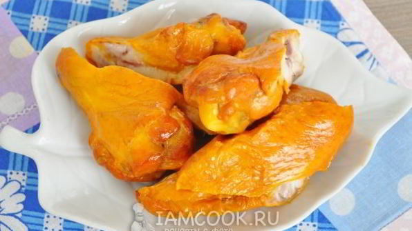 гороховый суп с копчеными крылышками