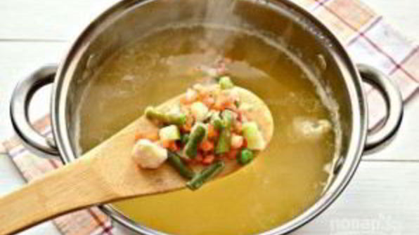 гороховый суп с курицей