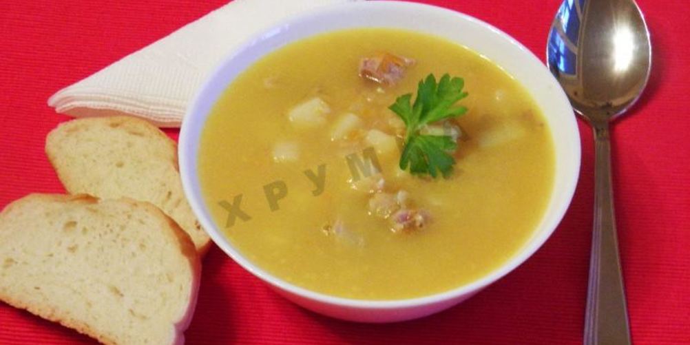 Рецепт горохового супа с мясом свинины