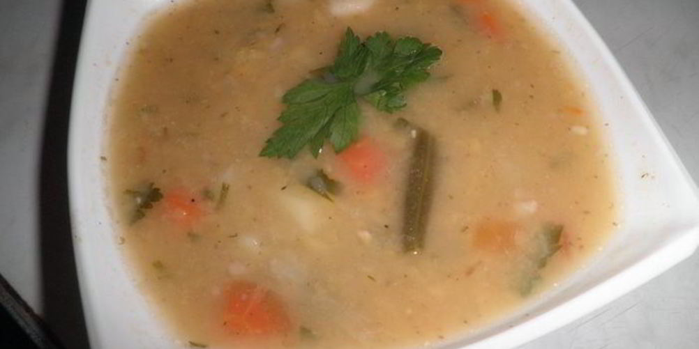 Рецепт горохового супа с овощами
