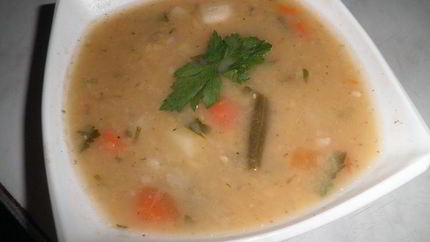 Гороховый суп с овощами