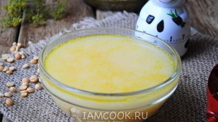 Гороховый суп с плавленым сыром