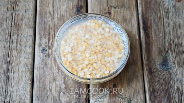 гороховый суп с плавленым сыром