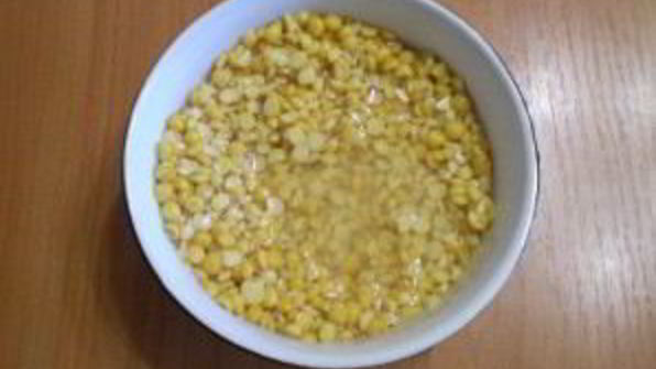 гороховый суп с сухариками