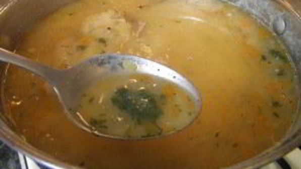 гороховый суп с цыпленком