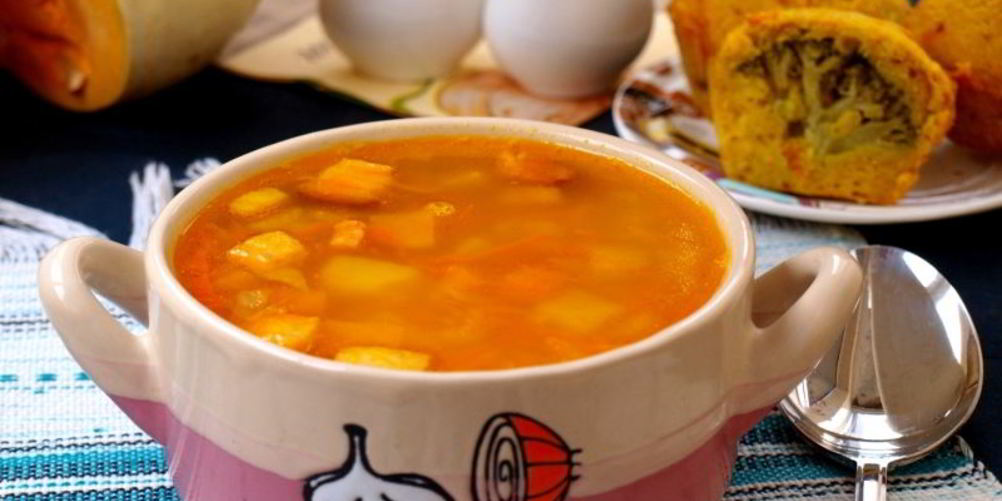 Рецепт горохового супа с тыквой