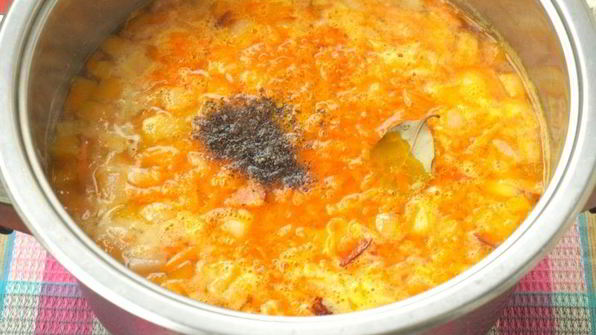 гороховый суп с тыквой