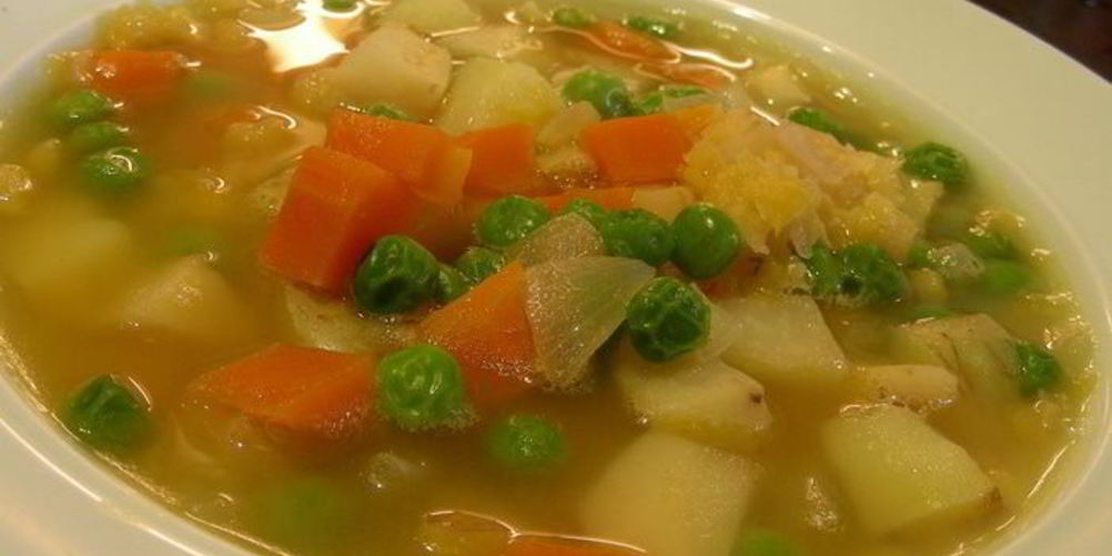 Рецепт постного горохового супа с сельдереема