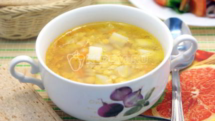 Постный гороховый суп