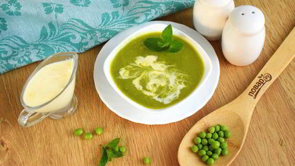 Суп из зеленого гороха