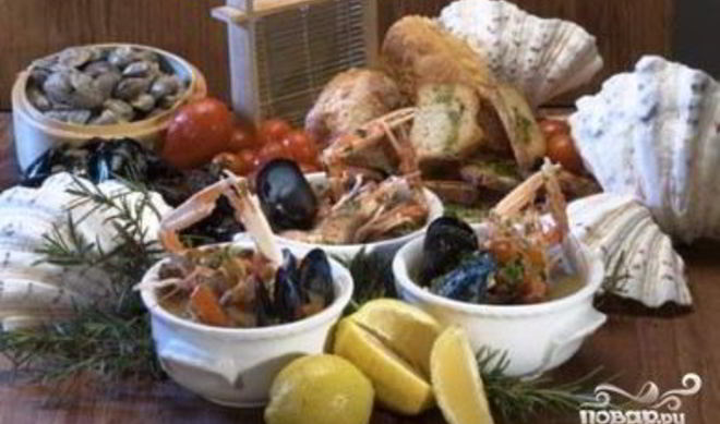 Итальянский рыбный суп