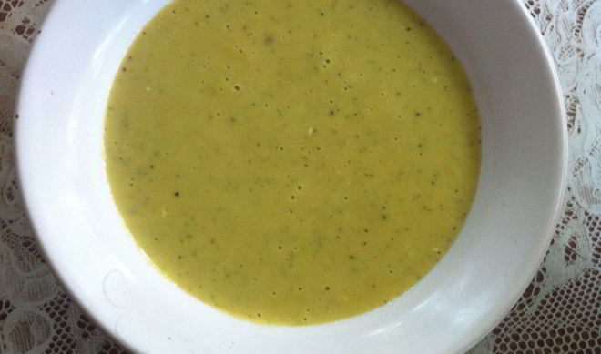 Кабачковый суп в мультиварке