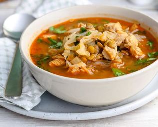 Капустняк с индейкой и чечевицей