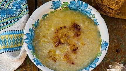 Капустняк с пшеном