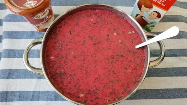 холодный литовский суп за 10 минут