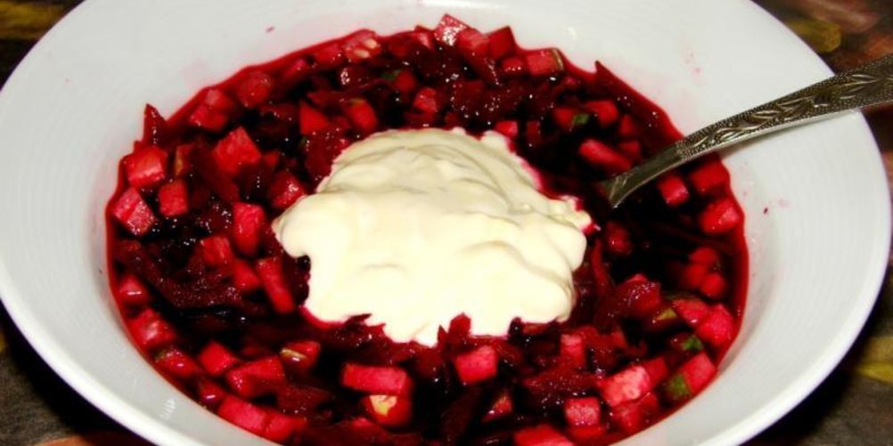 Рецепт холодного супа ботвиньи иза свекл