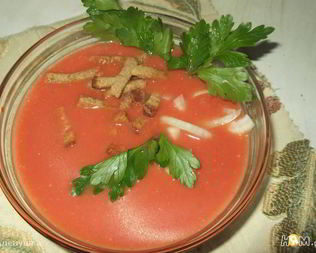 Холодный суп гаспачо