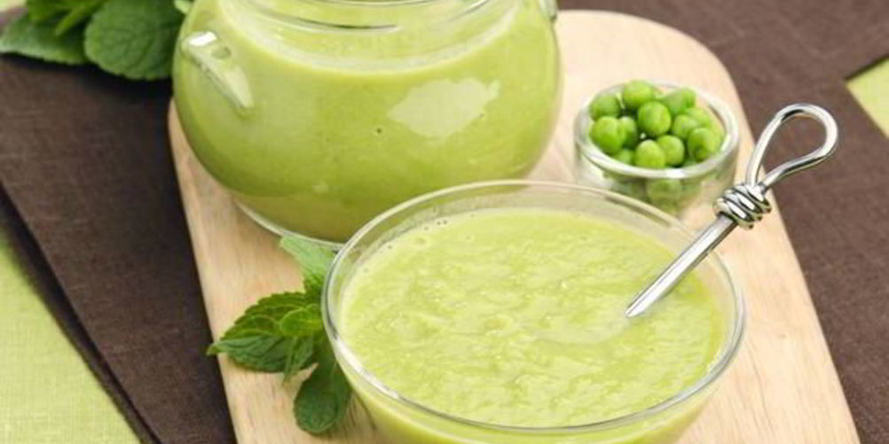 Рецепт холодного супа из кабачков с мятой