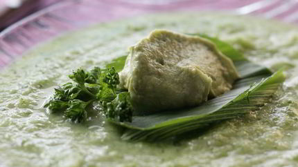 Холодный суп из свежих огурцов