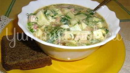 Холодный суп Окрошка