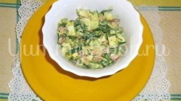 холодный суп окрошка