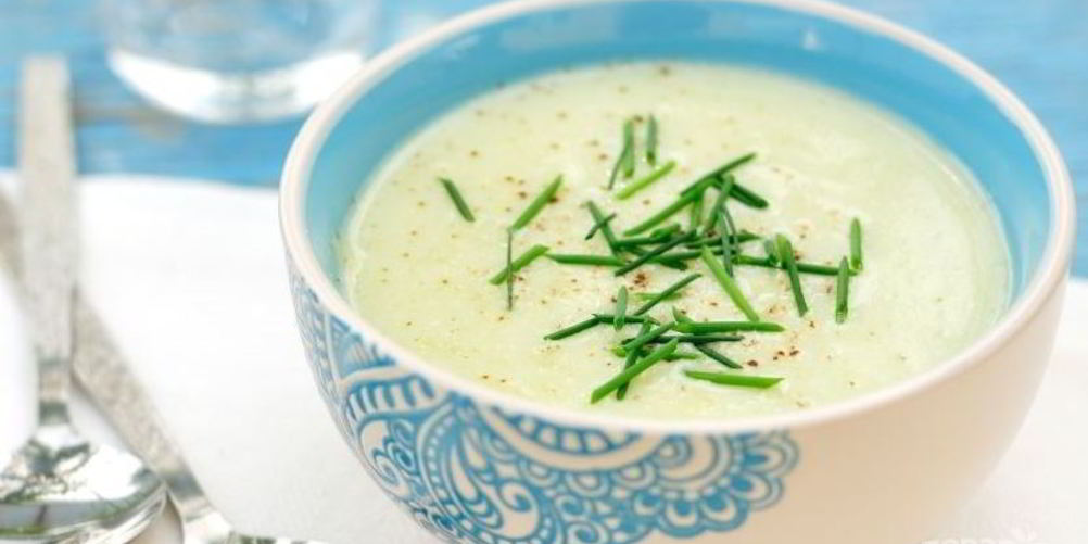 Рецепт холодного супа-пюре из кабачков