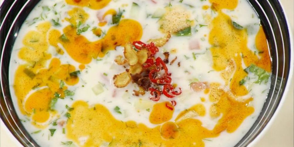 Рецепт холодного супа с курицей