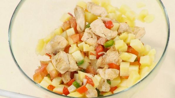 холодный суп с курицей