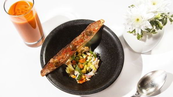 холодный томатный суп