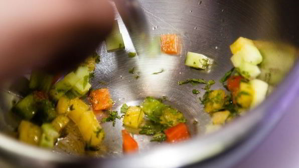 холодный томатный суп