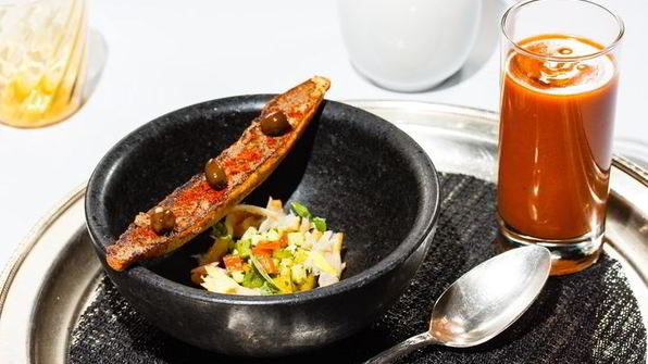 холодный томатный суп