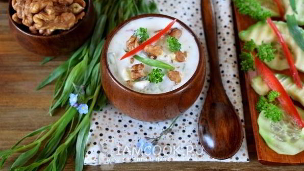 суп таратор с авокадо и тархуном