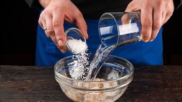 крем-суп из брокколи с креветками